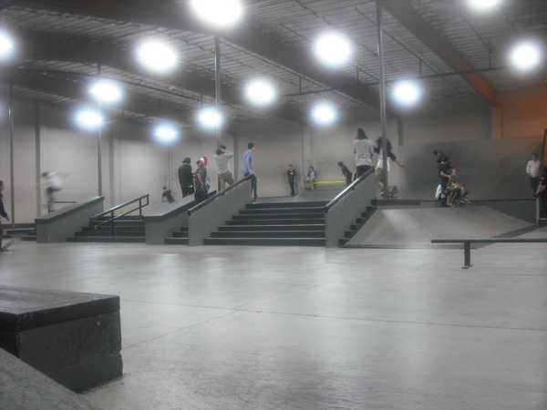 From there we went over to The Berrics to hang out